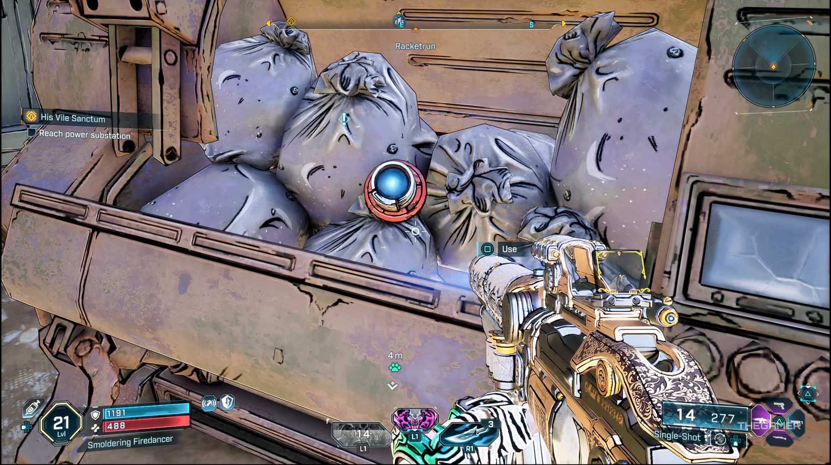 Looking at the player in a herieland in Bachelor Bachelor in Craptupaper. 