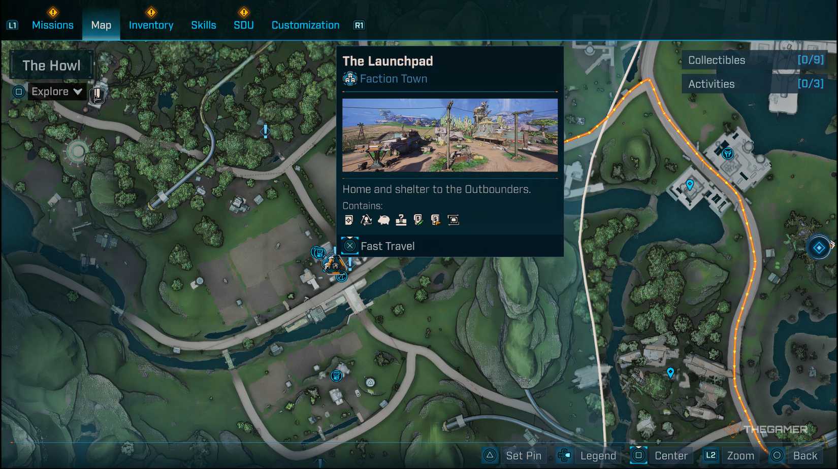 Lunch pad faction town selected from Borderlands 4 will.