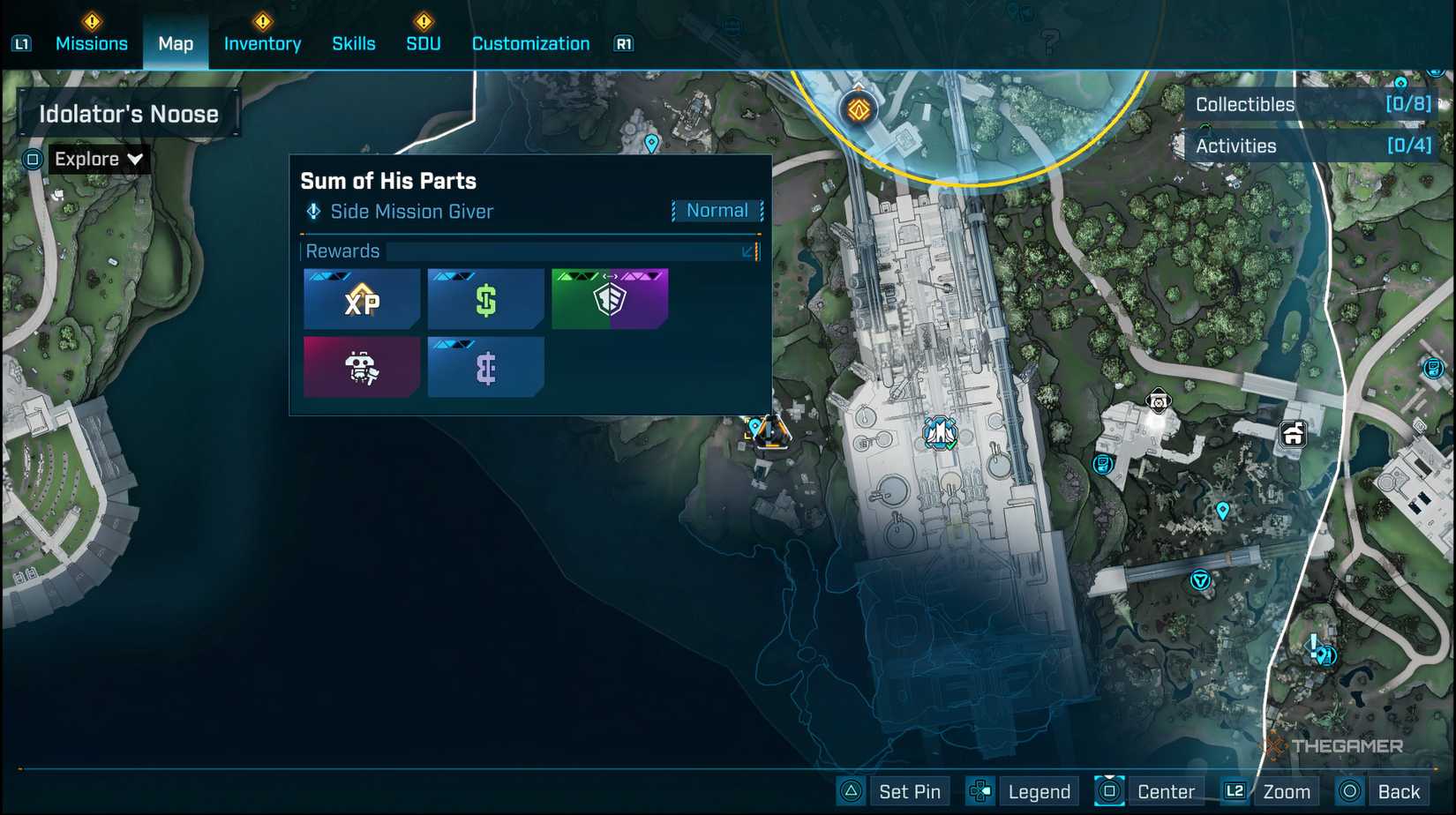 The sum of the sum of highlights on Markland map. 