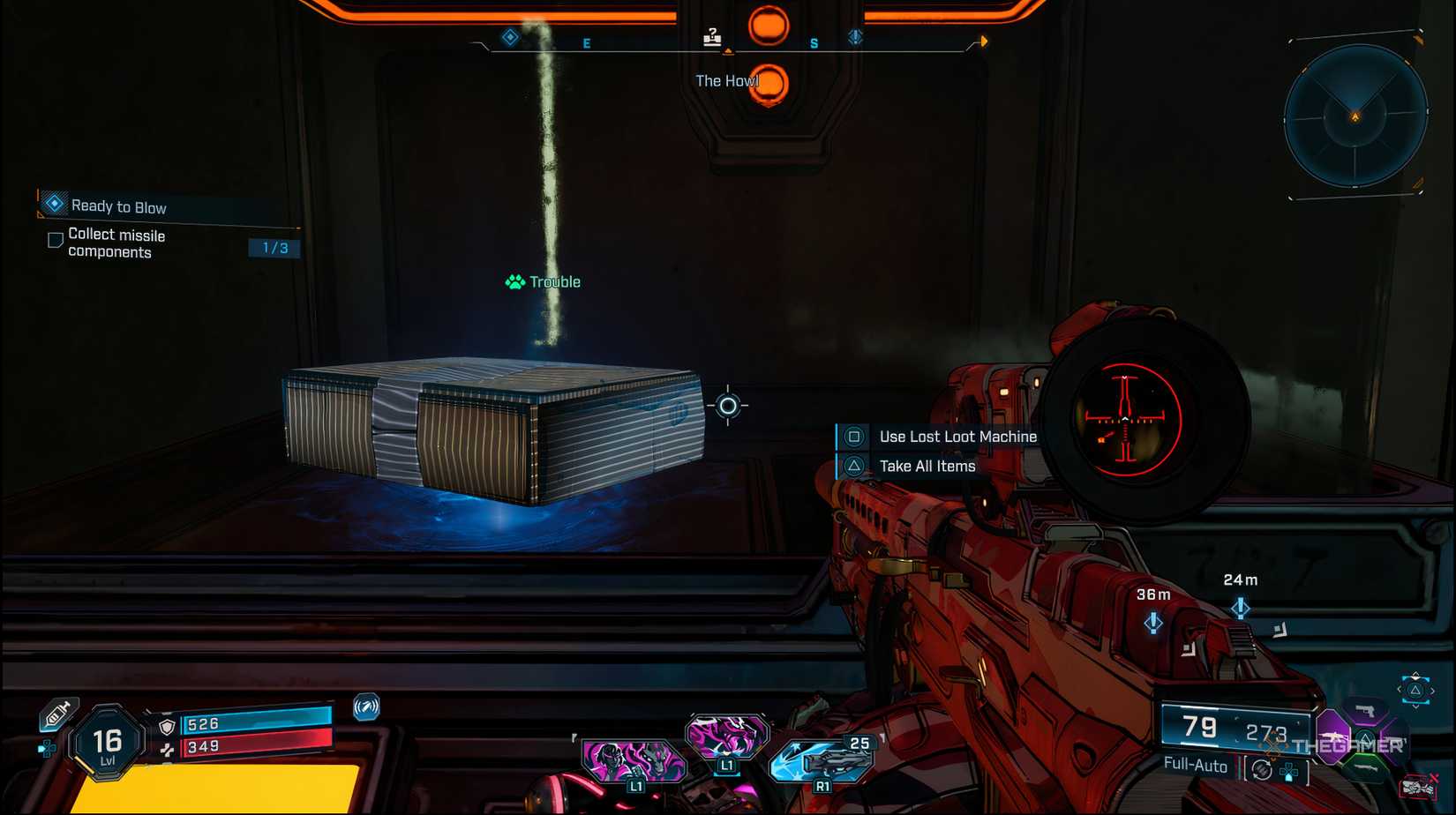 The player wants to use a lost loot machine in Borderlands 4.