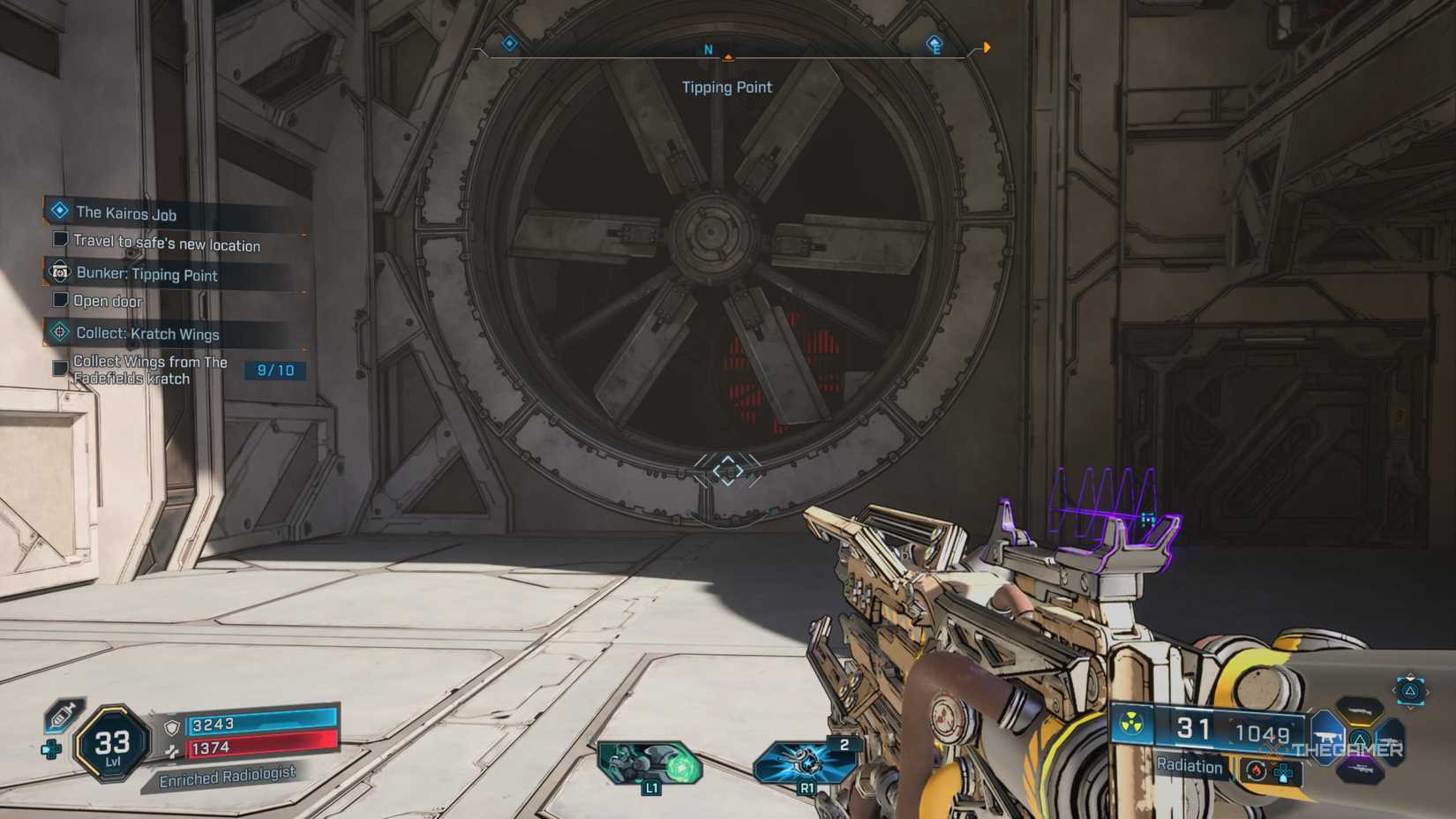 A broken ventilation fan hides a traversed hidden area in Borderland 4.