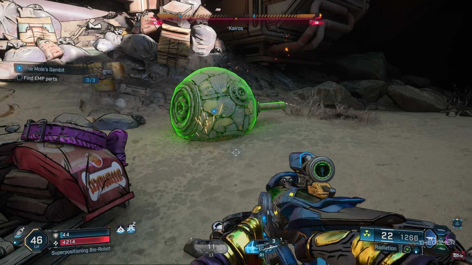 Green EMP casing is found on the ground of Ripper Camp of Borderlands 4.