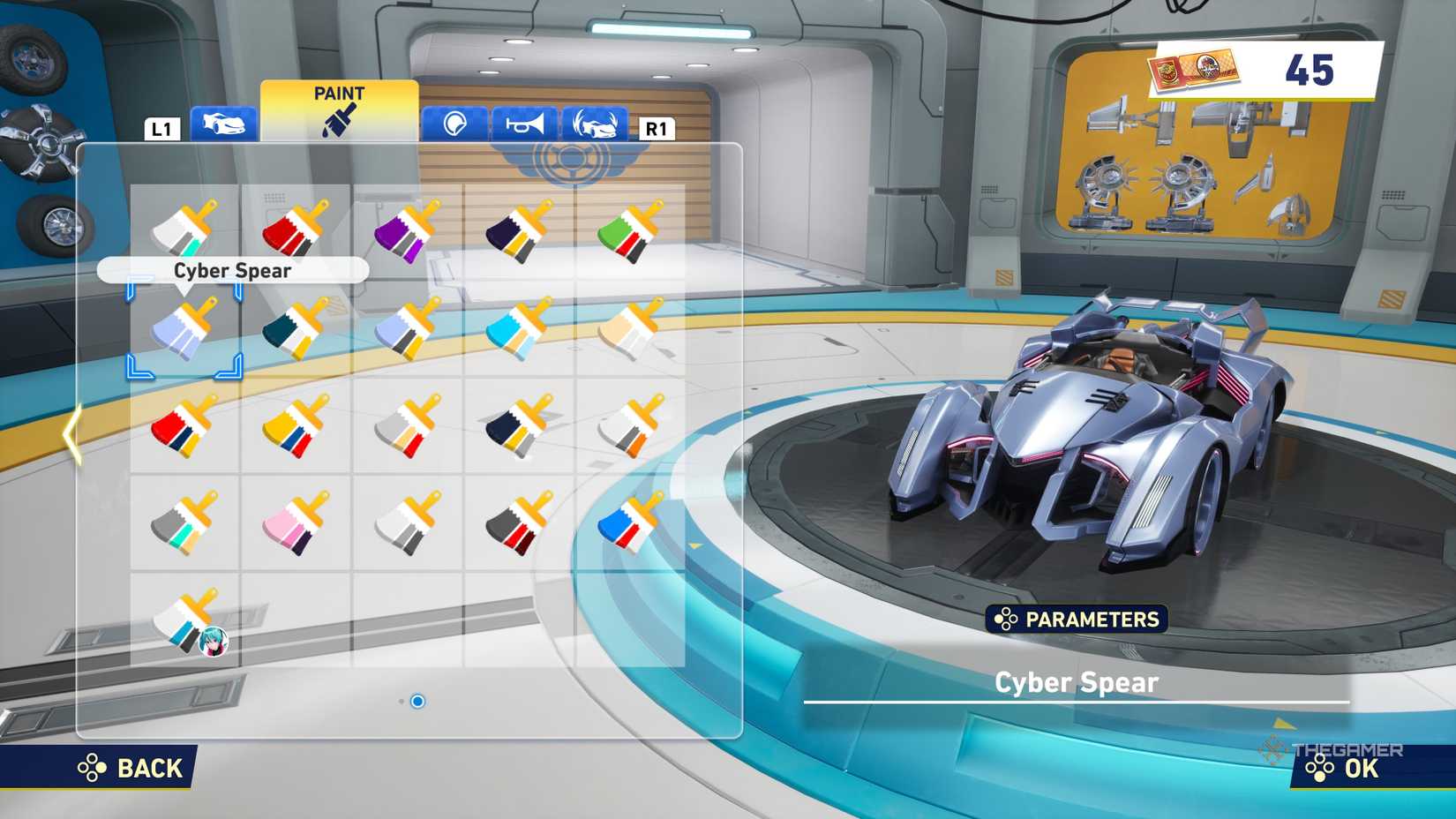 Cyber ​​Spear is based in adaptation of machine shop in Sonic Racing Crossworlds.