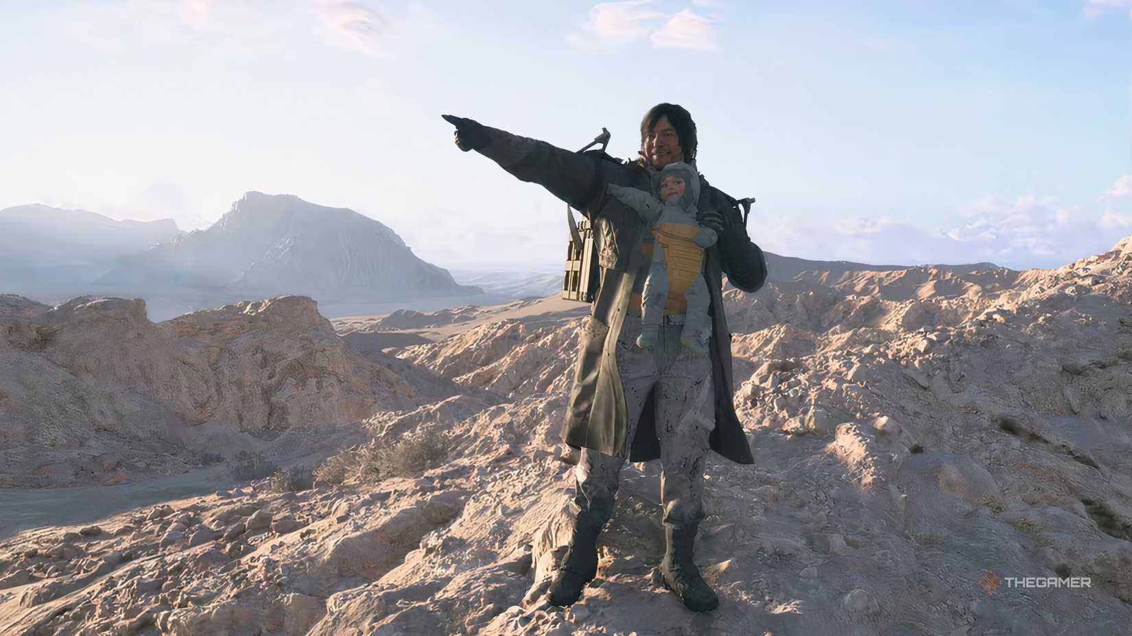 Sam and Lou in Death Stranding 2.