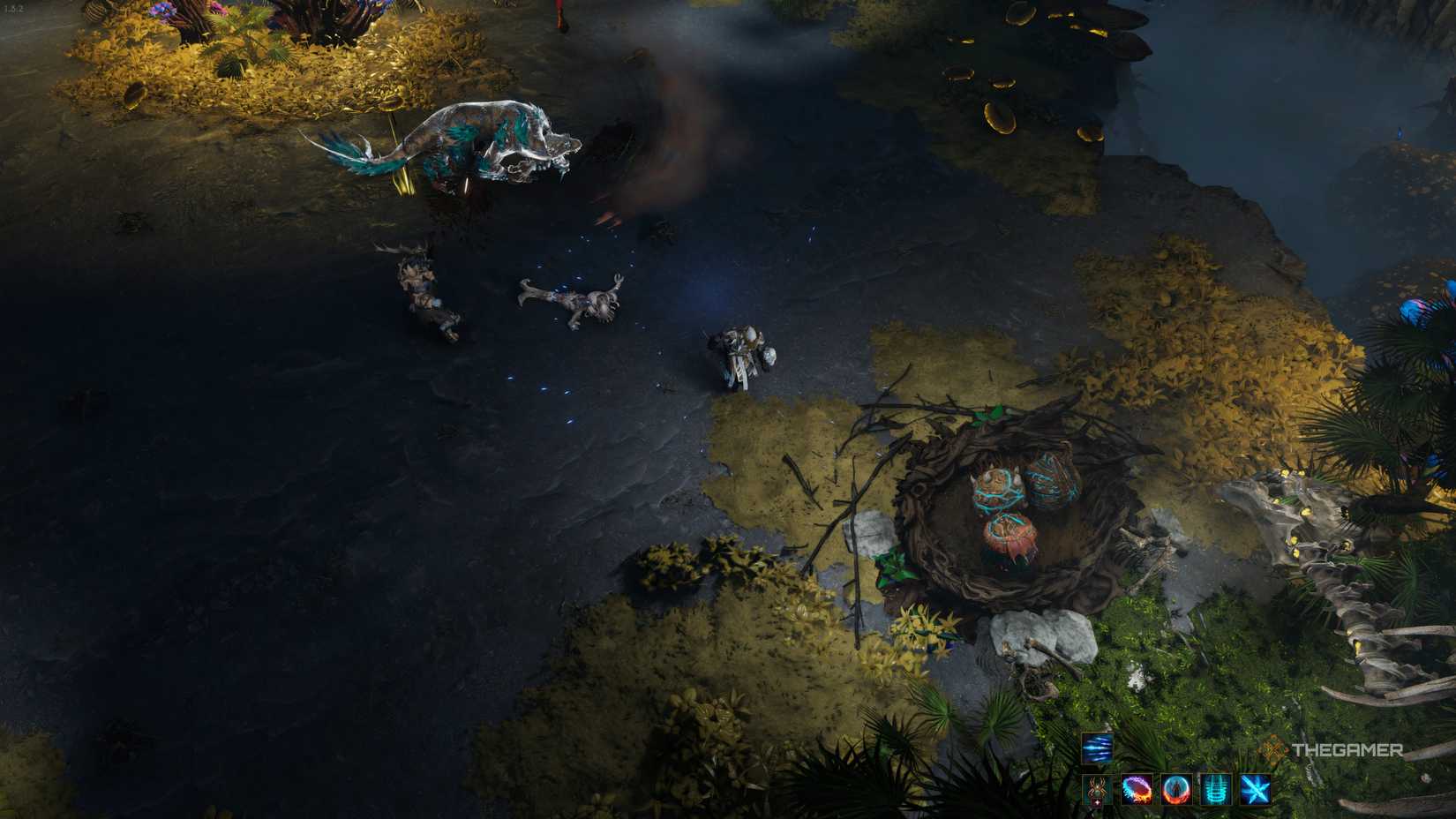 Defeating a Rift Beast at the end of a Mysterious Rift.