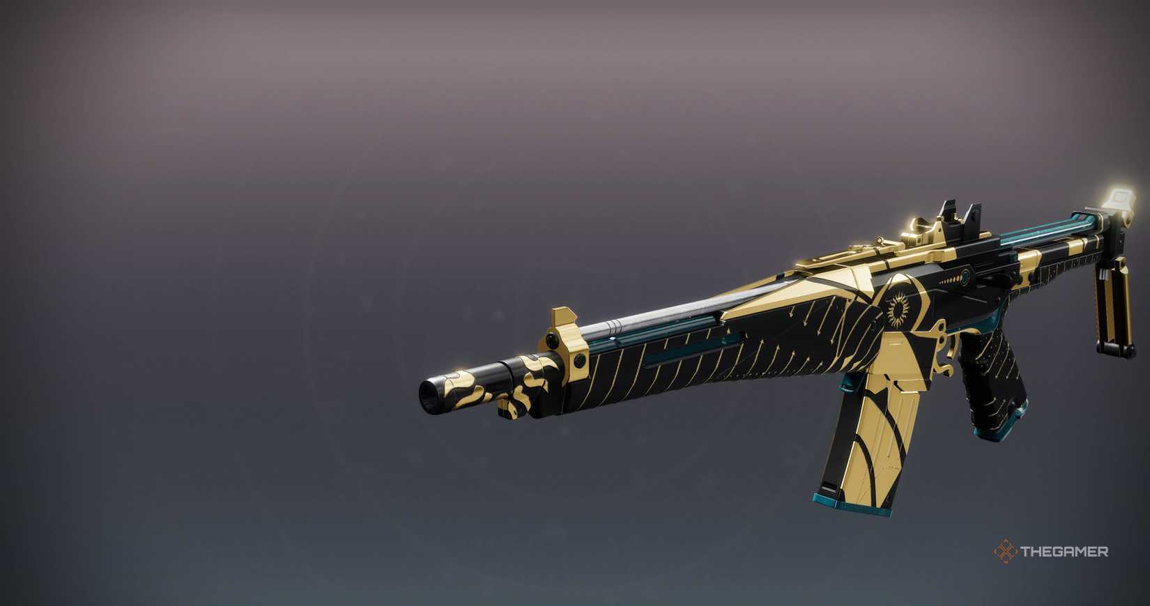 Everburning Glitz auto rifle in Destiny 2.