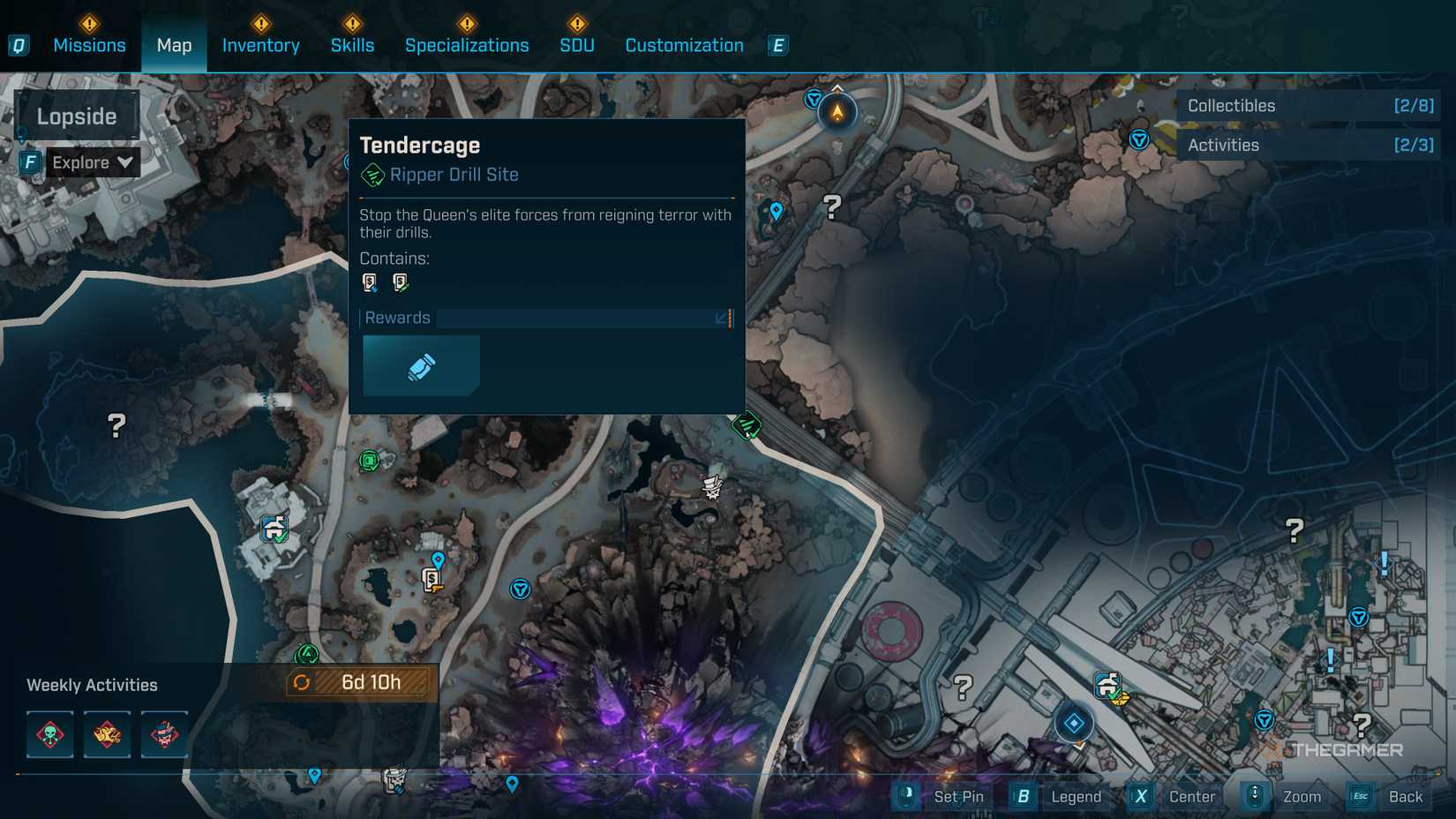 Drill Site Location In Borderlands 4.