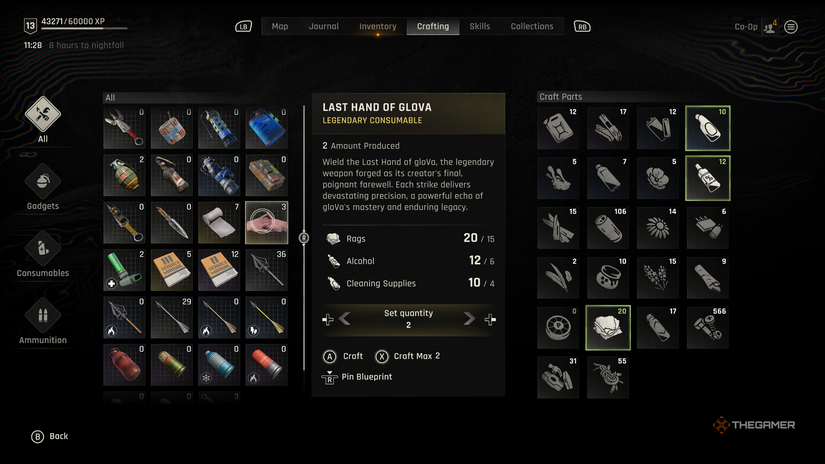 Blupprint for the last hand of Glova in the dying light: of an animal.