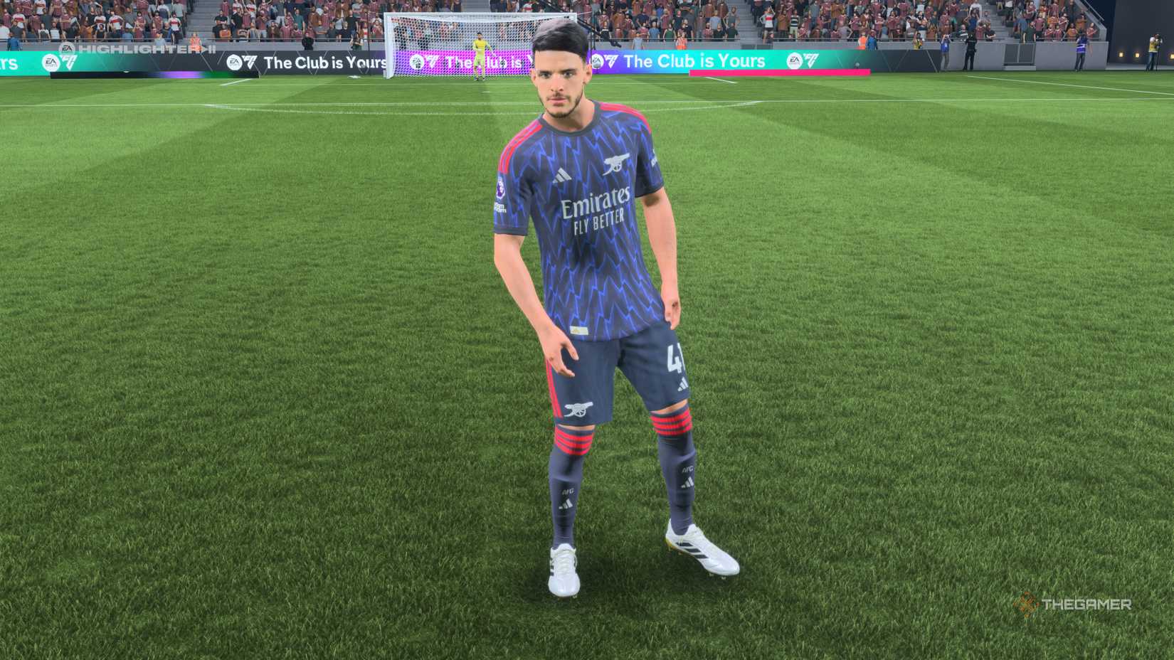 Declan Rice, the best defensive midfielder in the pitch of EA SPORTS FC 26.