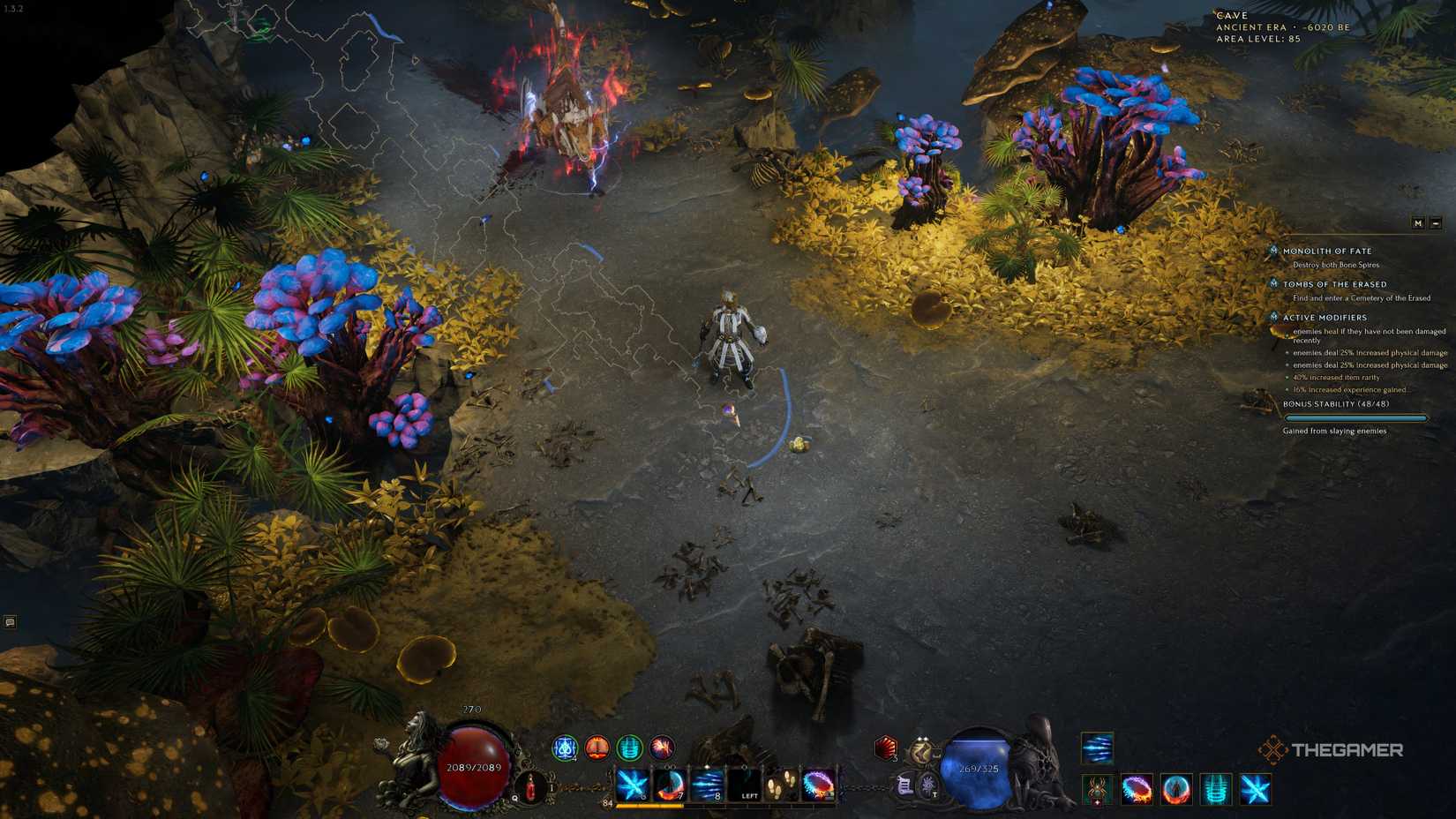 Egg Icons on the overlay map indicating the Rift Beast Nest is nearby.