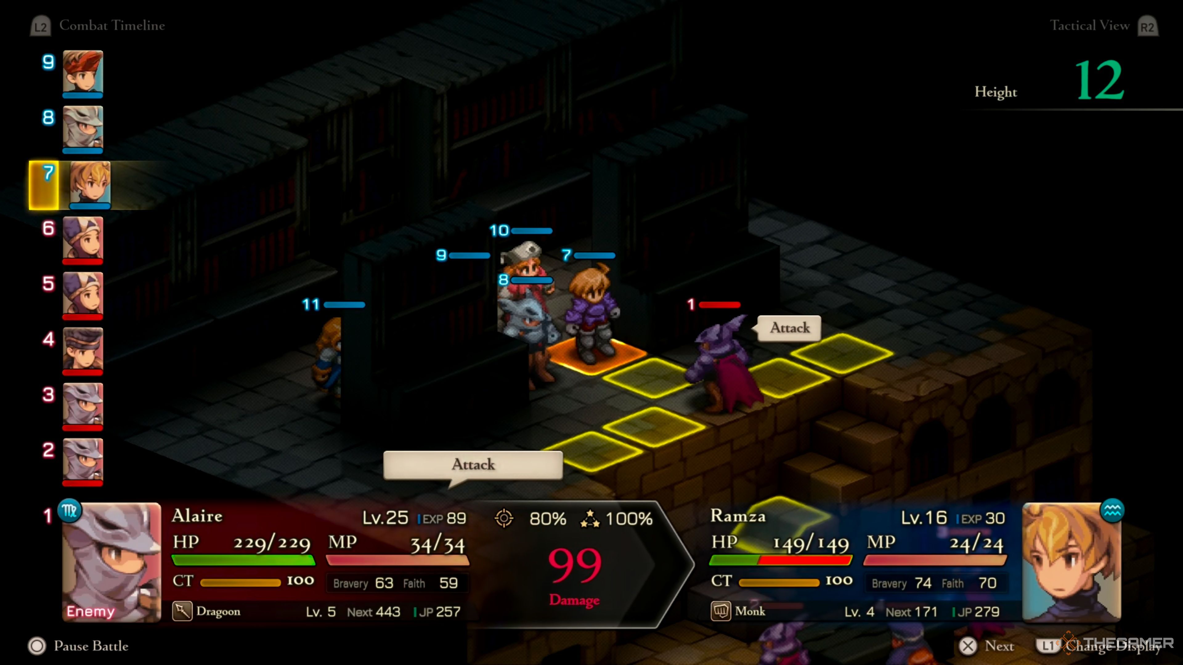 How To Complete Orbonne Monastery Vaults In Final Fantasy Tactics: The ...