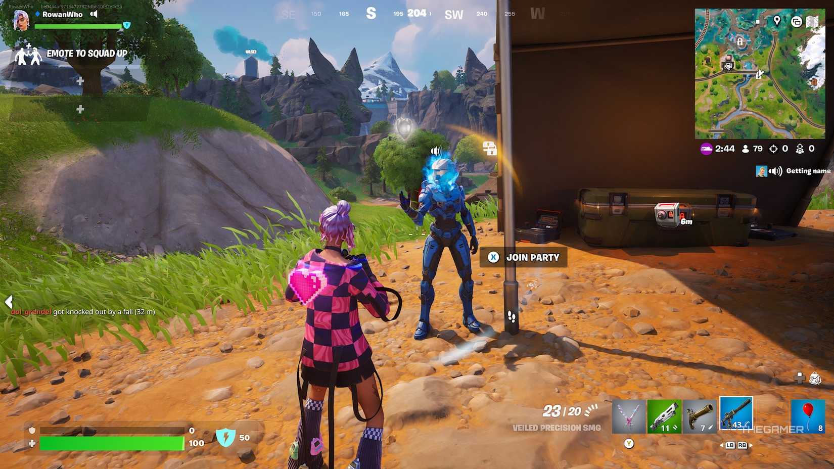 Fortnite Delu Squad Up Emote.