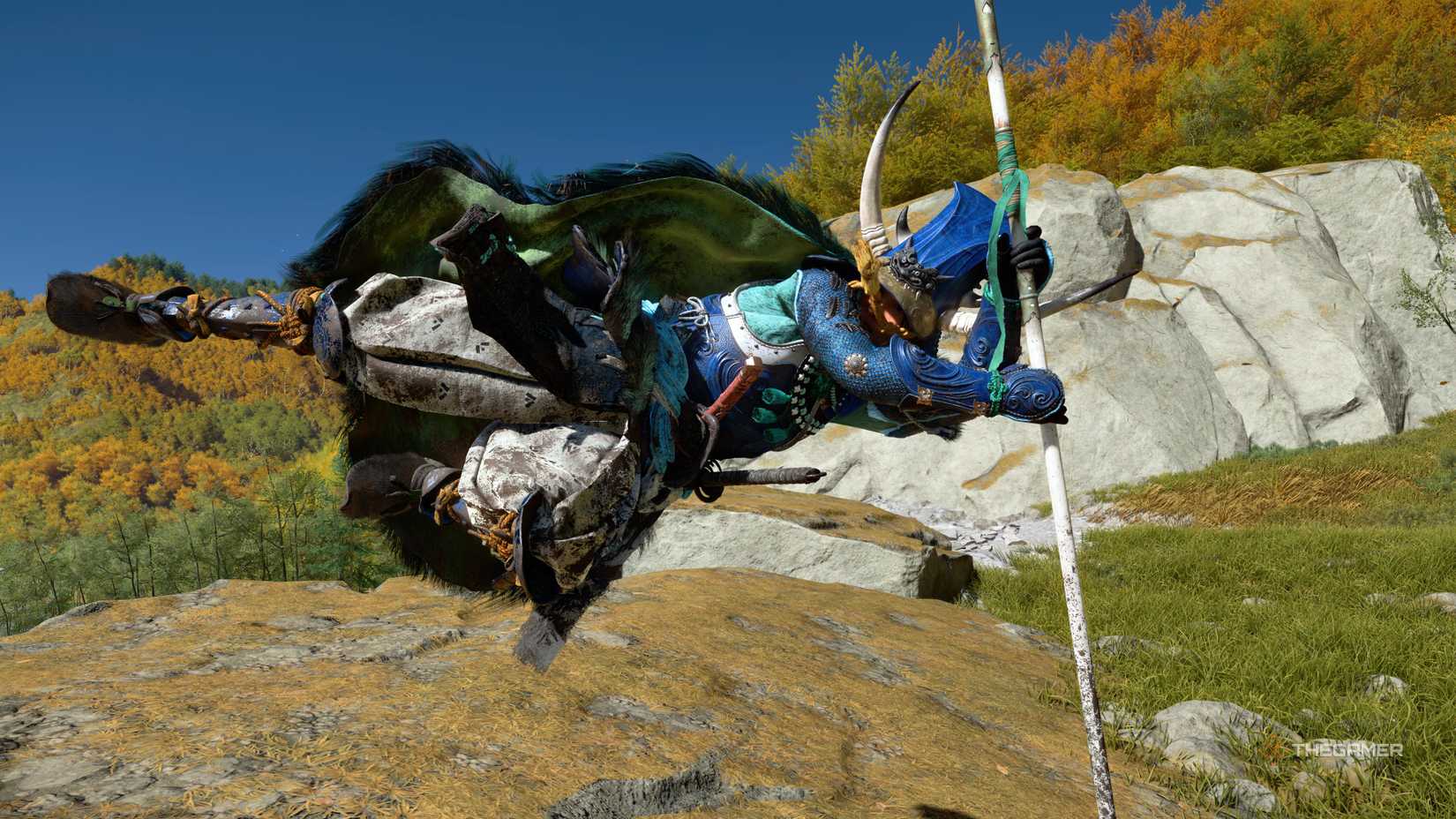 Atsu wearing the Helmet of the Undying in Ghost of Yotei