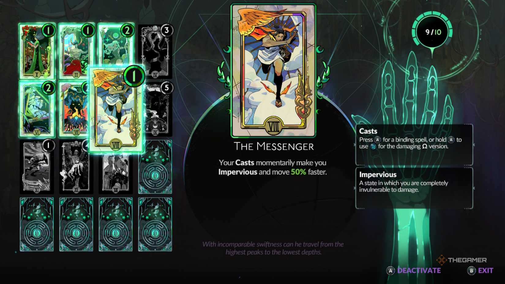 Hades 2 Arcana - The Messenger.