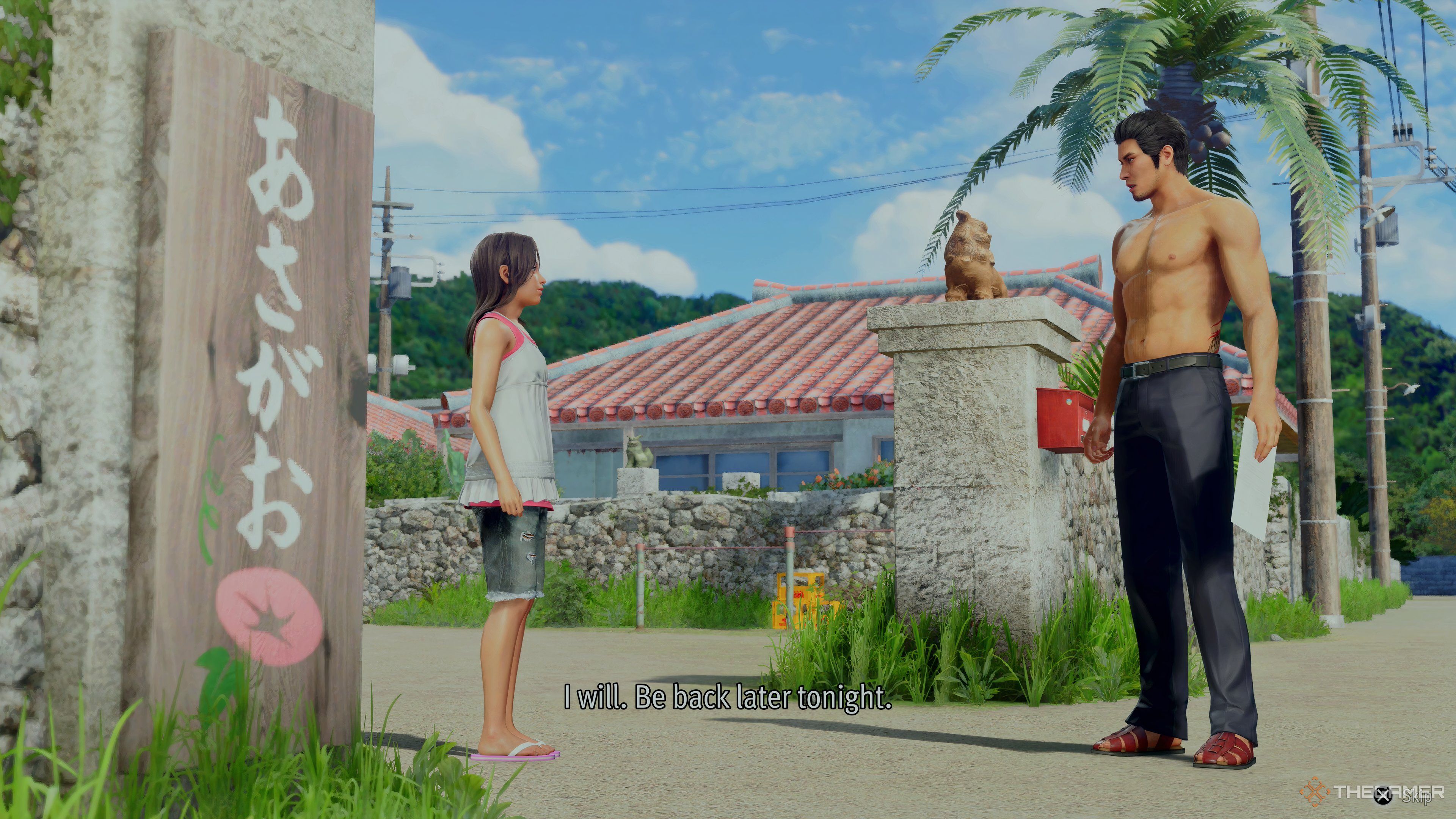 Haruka e Kiryu em Like a Dragon Yakuza Kiwami 3