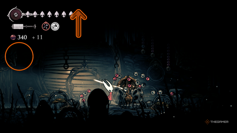 Circle and Arrow shows the hidden path of the rosary to Hollow Knight: Silksong's first sinner.