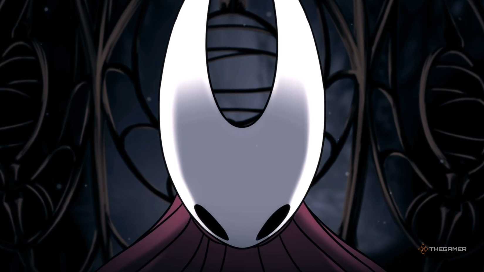 Hollow Knight Silksong Hornet getting caged.