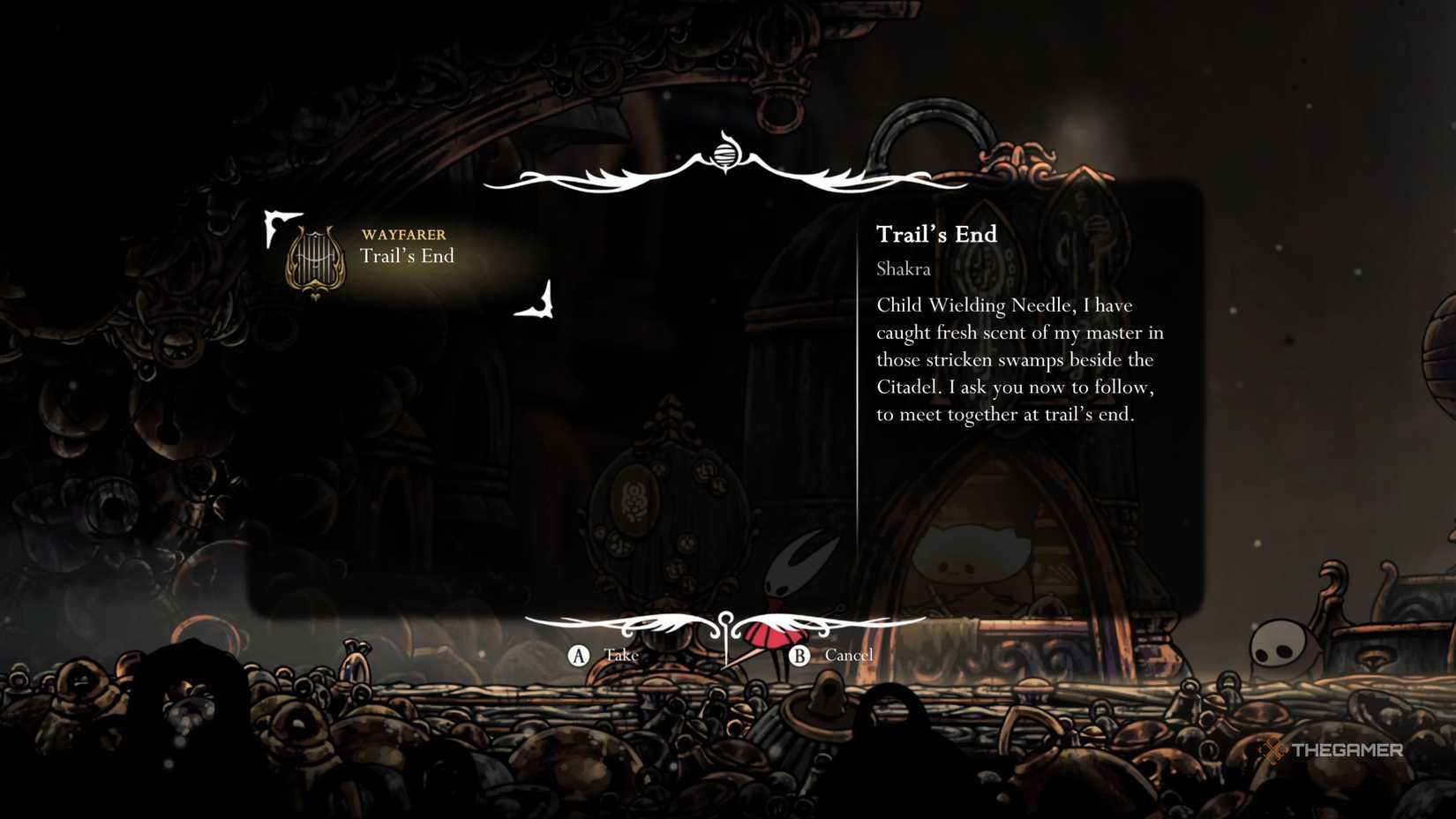 Hollow Knight Silksong takes the track's final assignment.