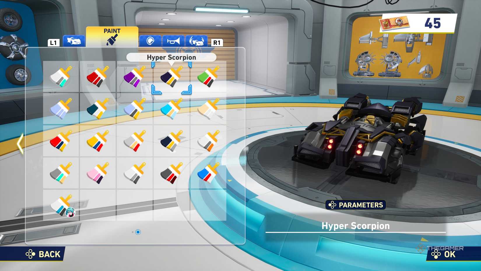 Hyper Scorpion is incorporating the custom machine shop in Sonic Racing Crossworlds.-1