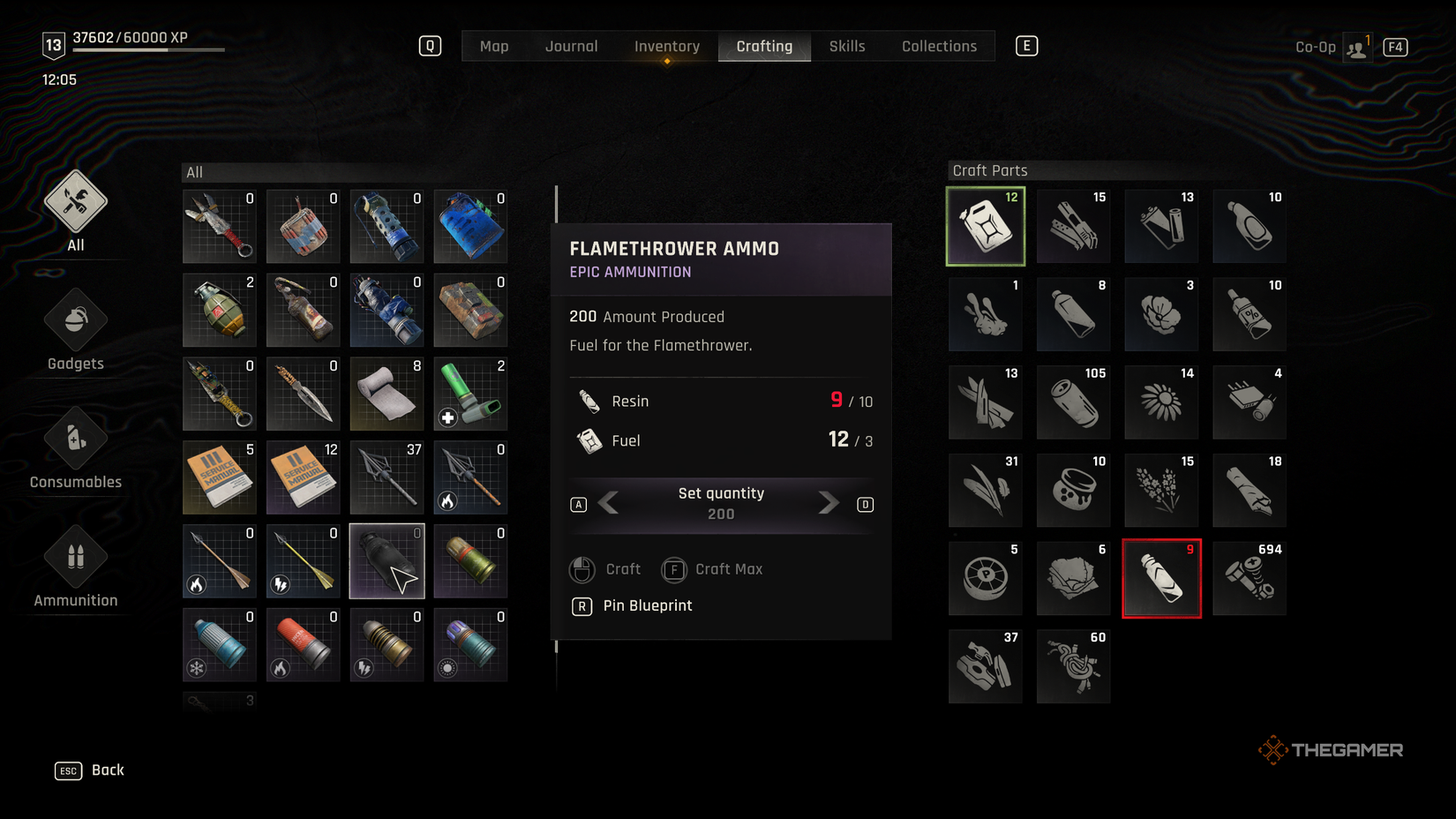 Brightly burning fuel in death: the animal.