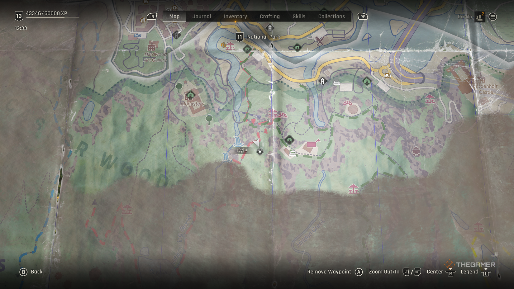 The position of the moon in the dead light: of animals.