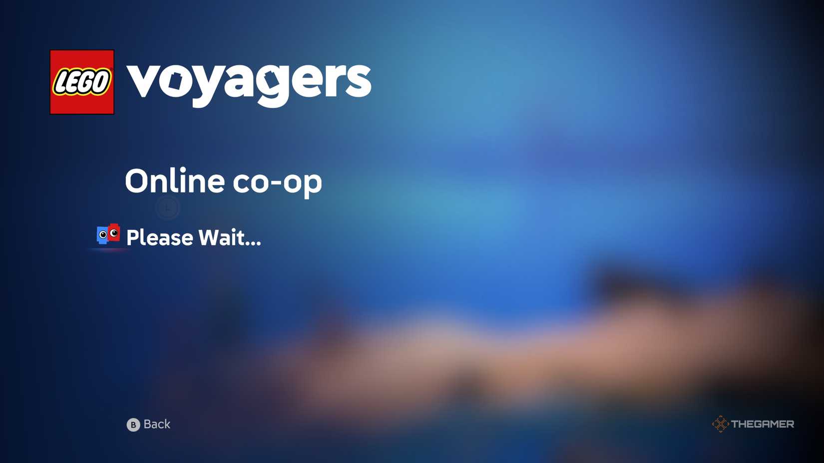 Online cooperative screen in LEGO Voyagers.