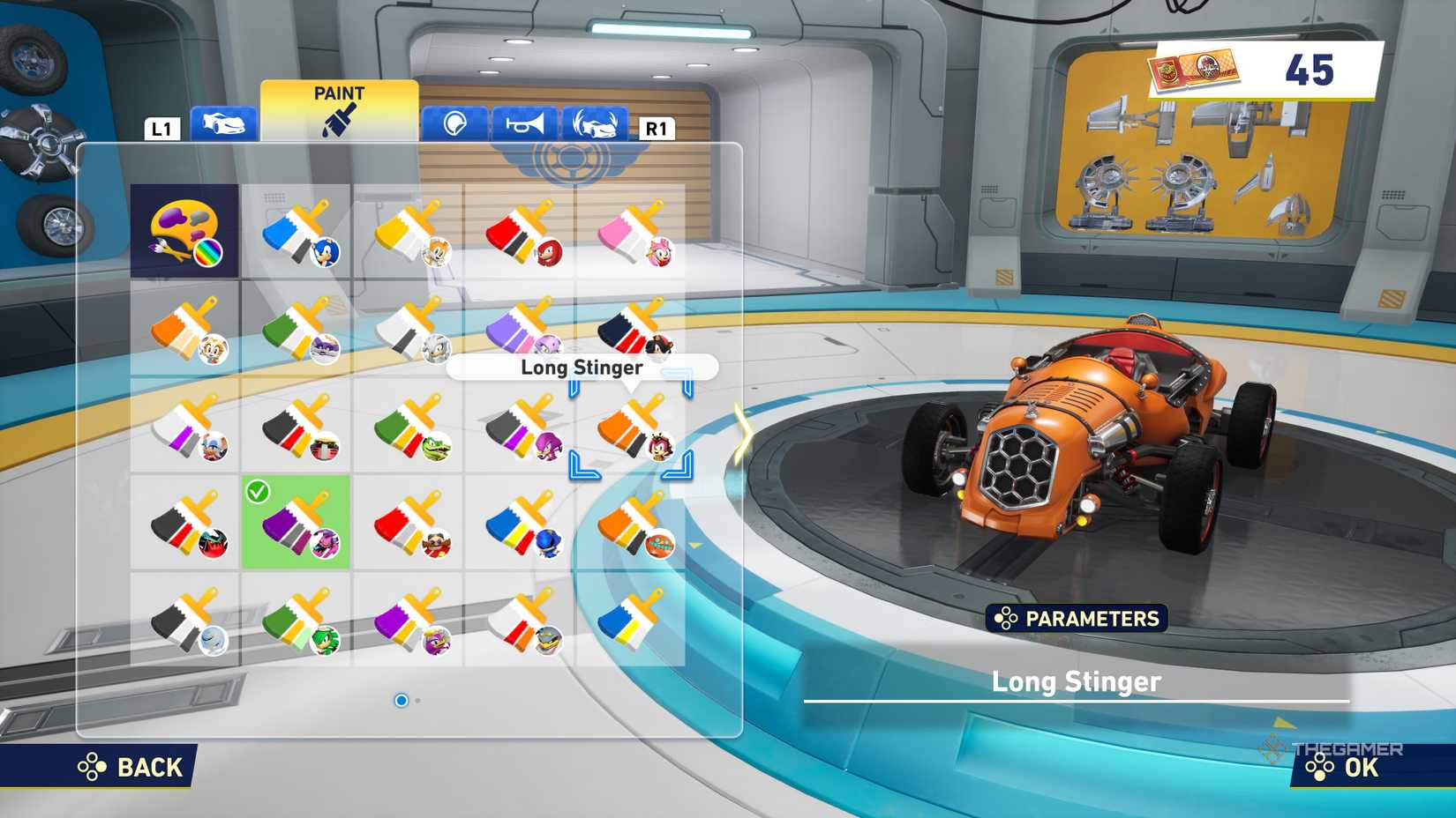 Long Stinger incorporates the custom machine shop in Sonic Racing Crossworlds.