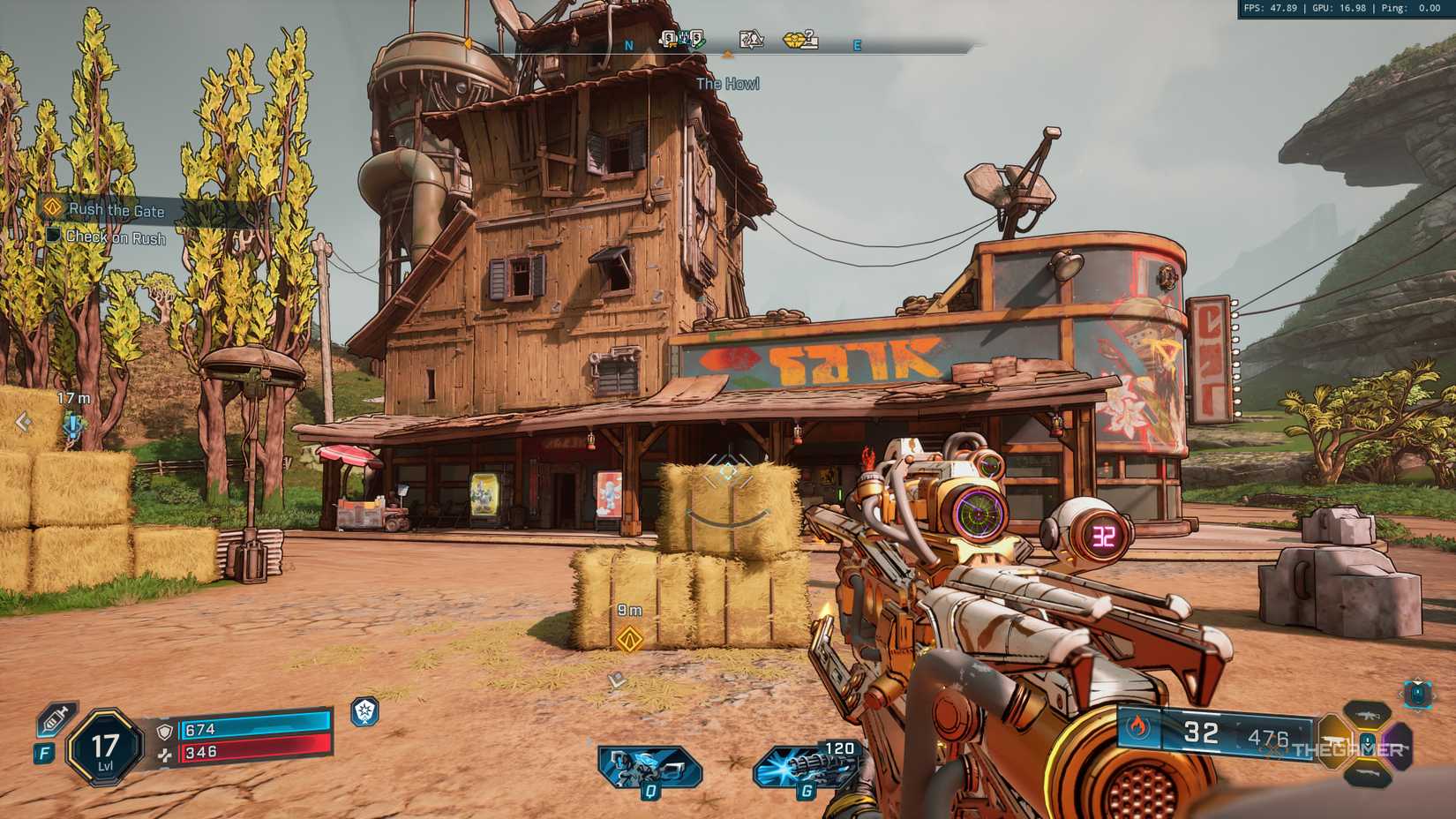 Medium setting preset Hub Town for Borderlands 4.