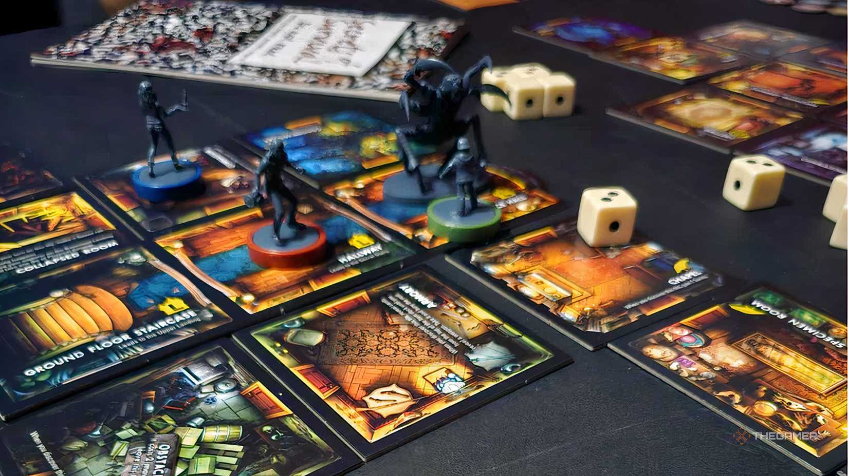 Players play against Spider Pennywise in the IT Chapter Two expansion for Betrayal at House on the Hill.