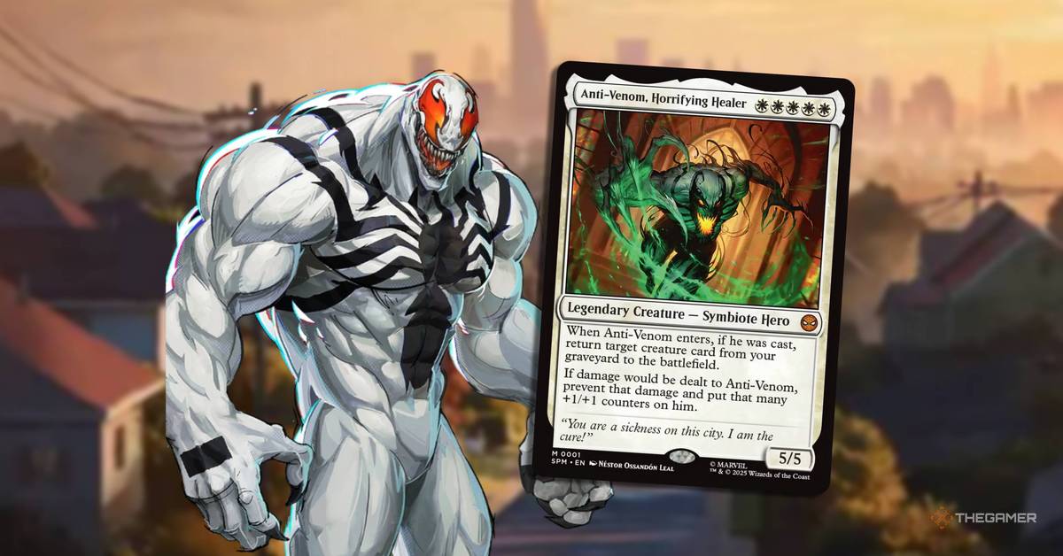 anti venom mtg card 401 Games Canada former soldier Flash Thompson becomes the newest incarnation of the anti Anti-Venom, Horrifying Healer (Borderless) -