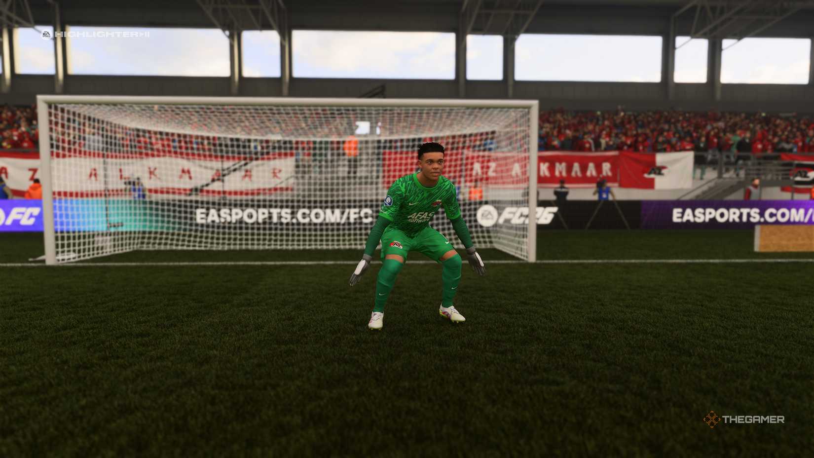 Rome-Jayden Owusu-Oduro was crouching at EA SPORTS FC 26.