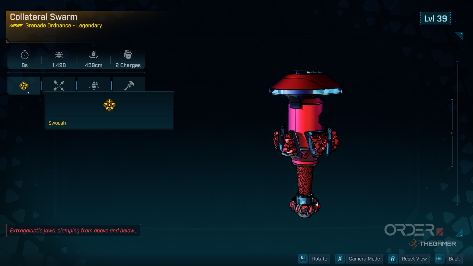 Swarm Grenade in Borderlands 4.