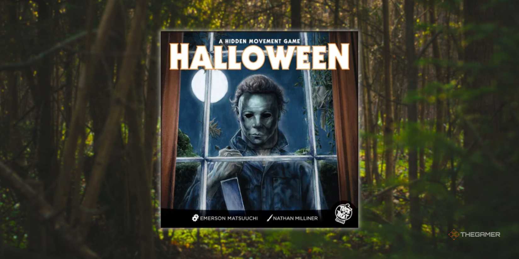 The Board of Board Heavily's cover in front of the horns of a scary forest.