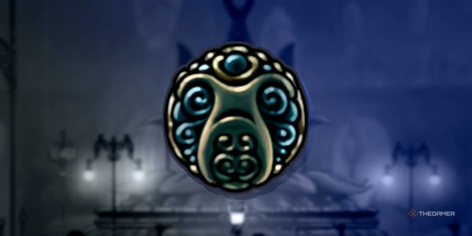 The shape of the UNN charm of Hollow Knight.