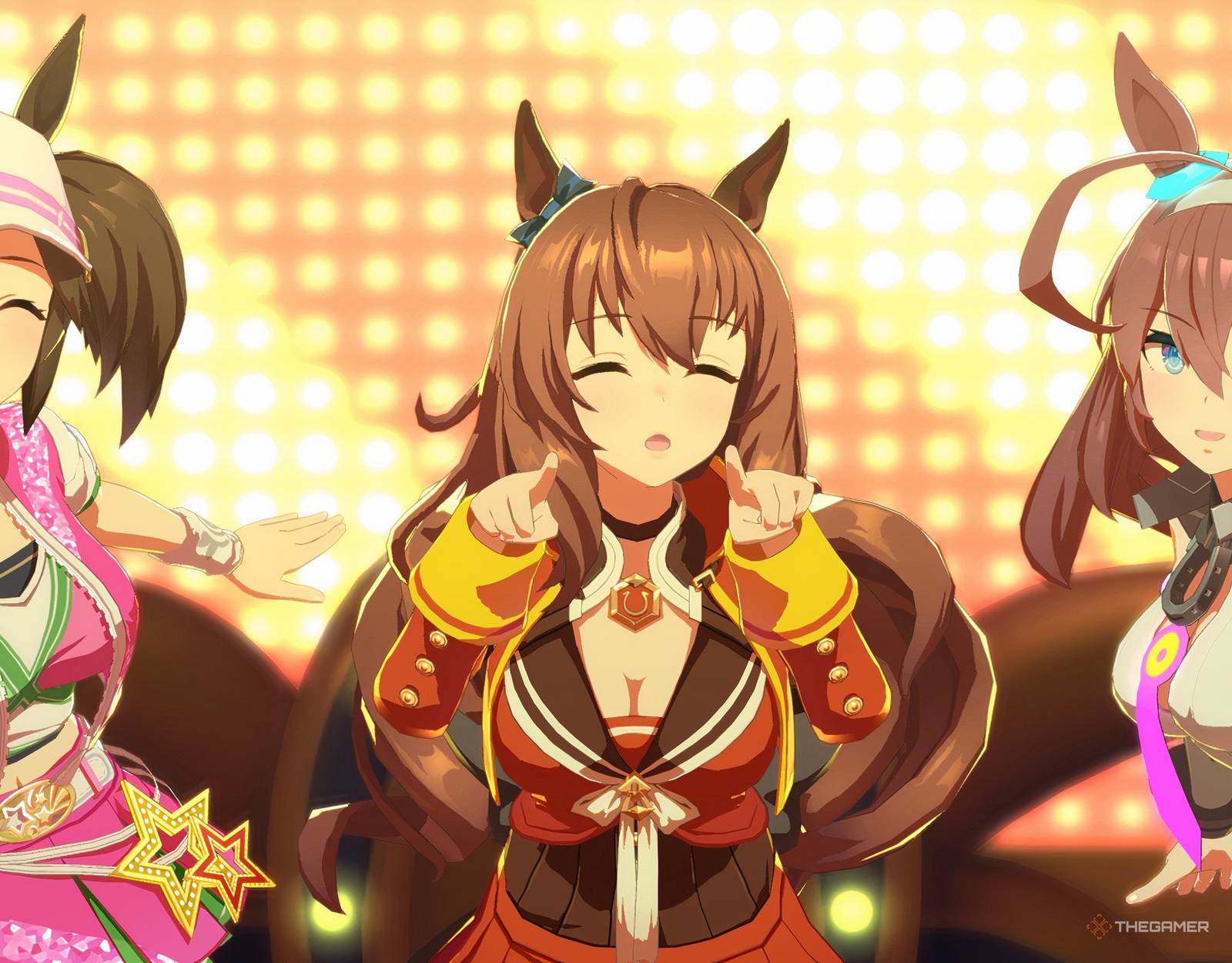 umamusume green dress orange hair Umamusume: Pretty Derby