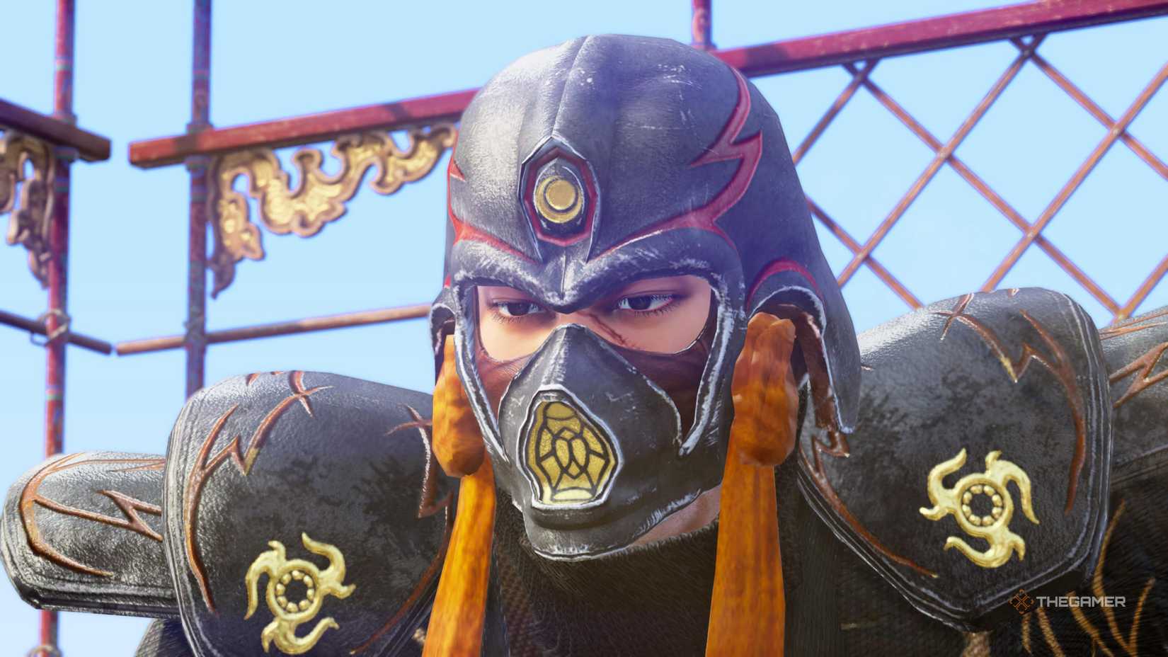 A close shot of Kage's faces in VF 5 revo