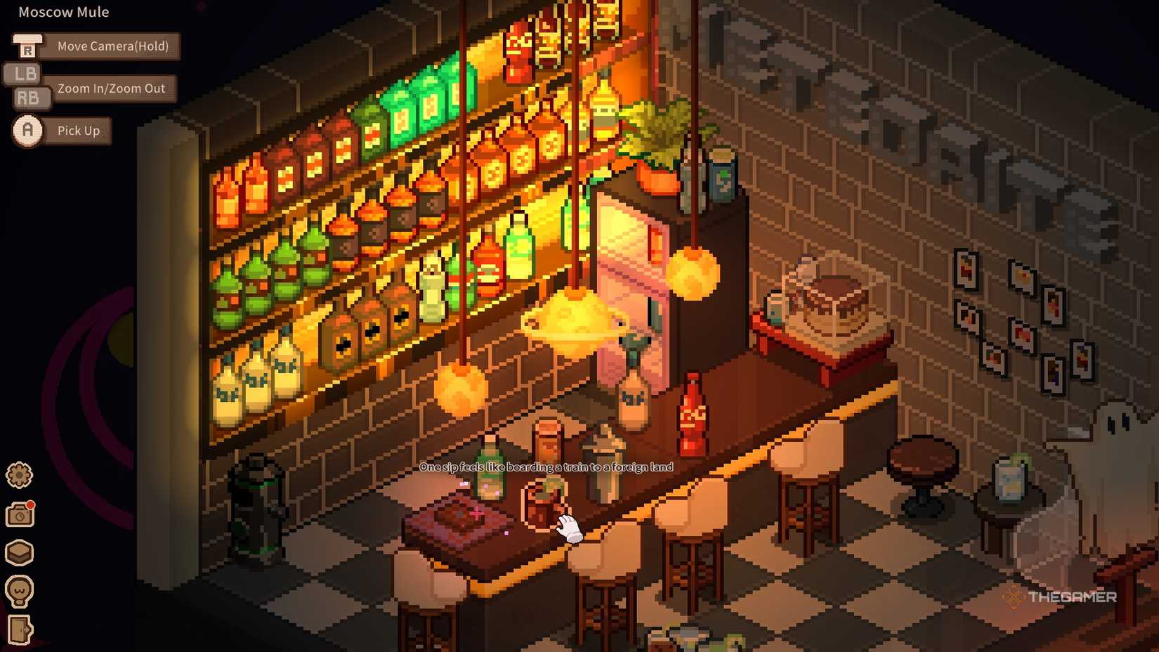 Whispering the house Moscow Mule.