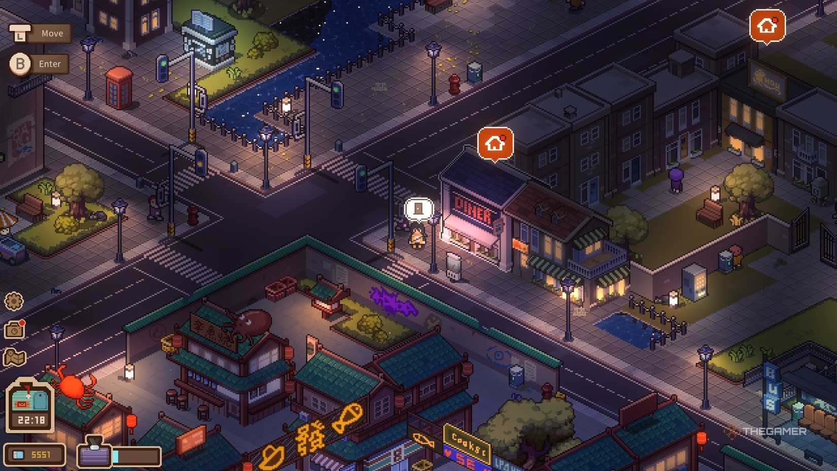 Whisper of the house the diner in the city.