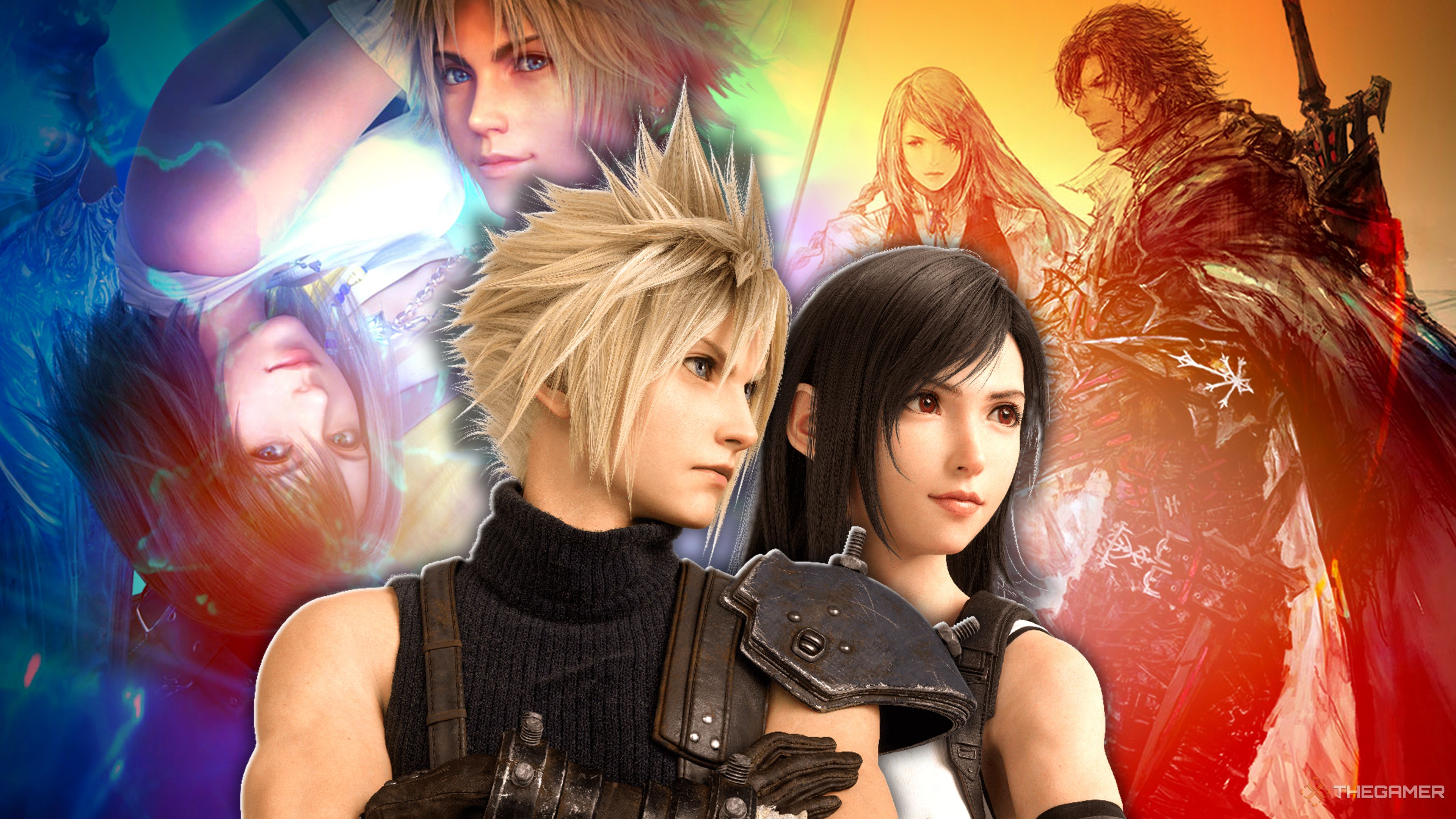 Final Fantasy 10, Final Fantasy 7, Final Fantasy 16.