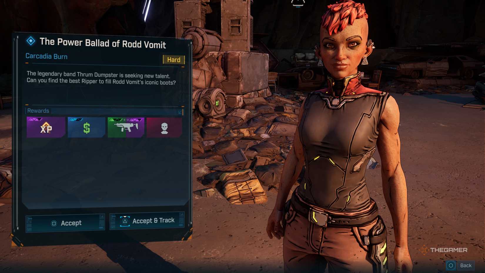 Side Missing admitting the screen for the balance of the Rodd Bandki, the rewards of quests Lisa and the Qvest's Rewards on Border 4.