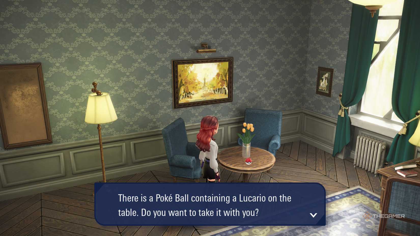 The player receives Korrina's Lucario from AZ in Pokemon Legends: ZA.