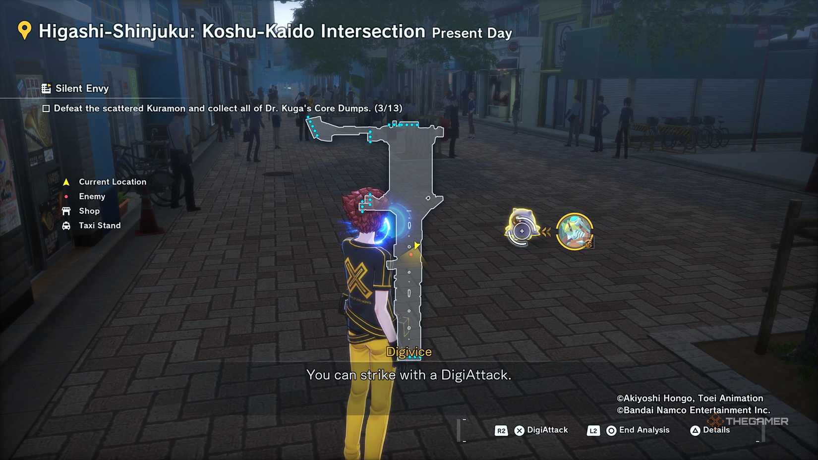 4 - higashi shinjuku koshu kaido intersection