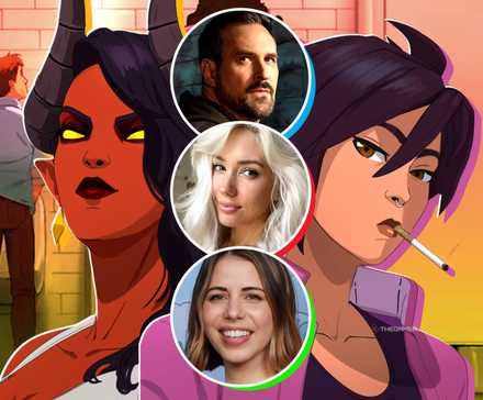 Dispatch characters with Travis Willingham, Alanah Pearce, and Laura Bailey