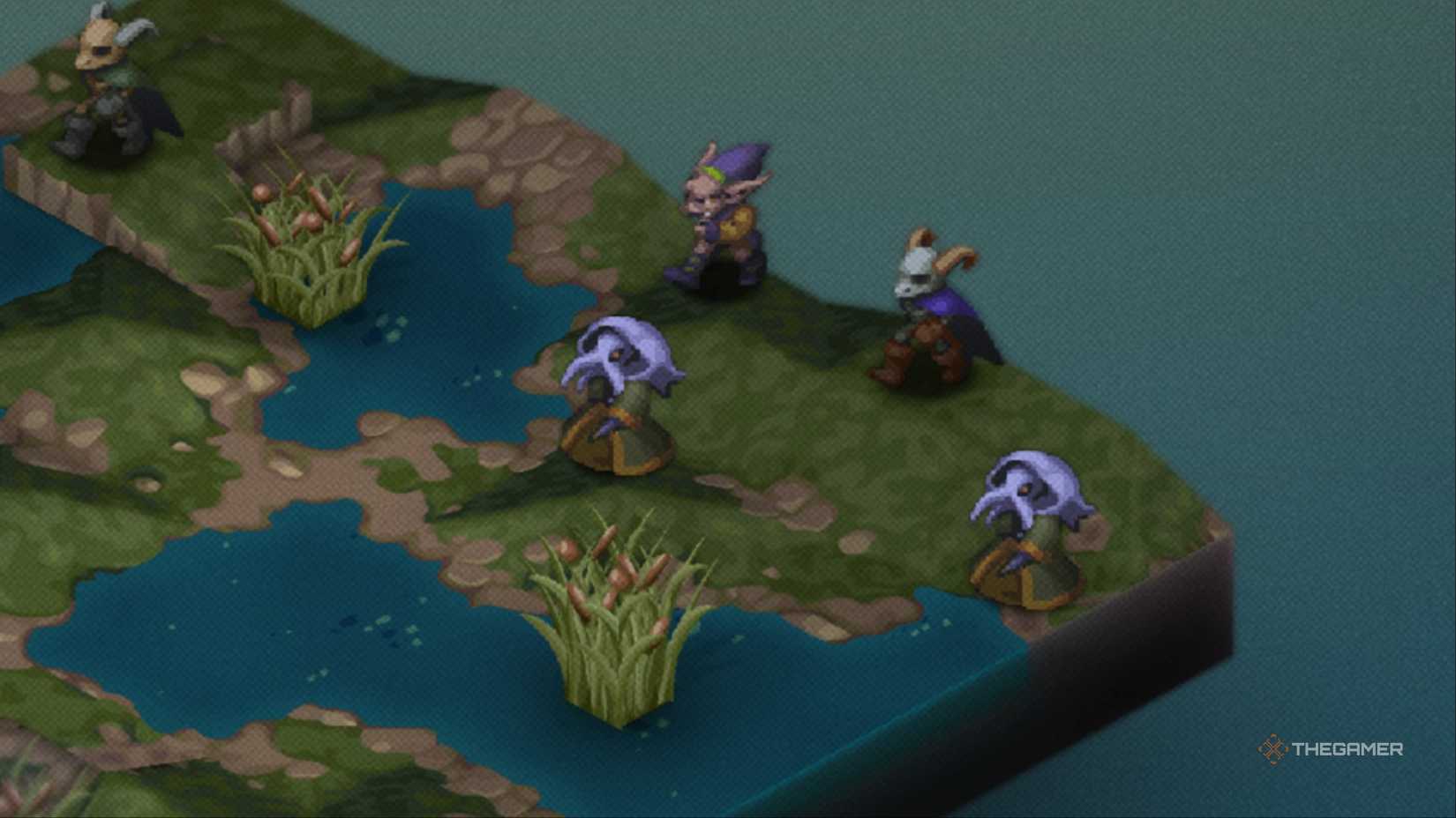 A few monsters during random battles in Final Fantasy Tactics The Ivalice Chronicles.