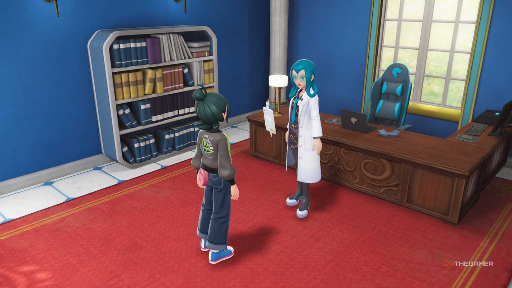 A player next to Mabel in Pokemon Legends Za.