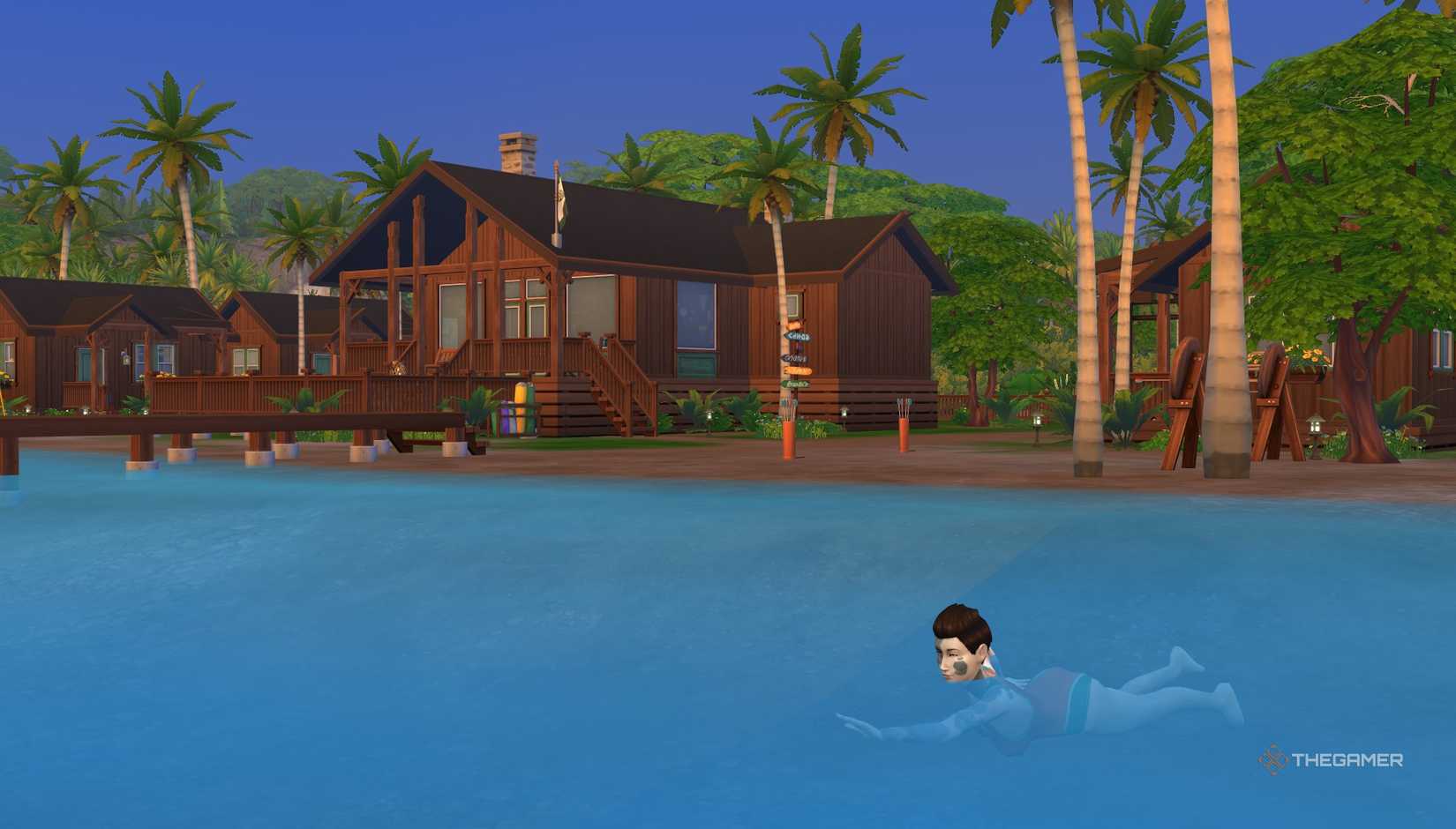 SIMS 4 Adventure is waiting for the SIM Swimming ATA custom place.