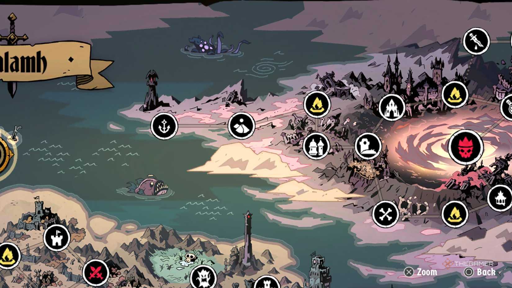 The location of the Norcromance RITIAL in Allolum.