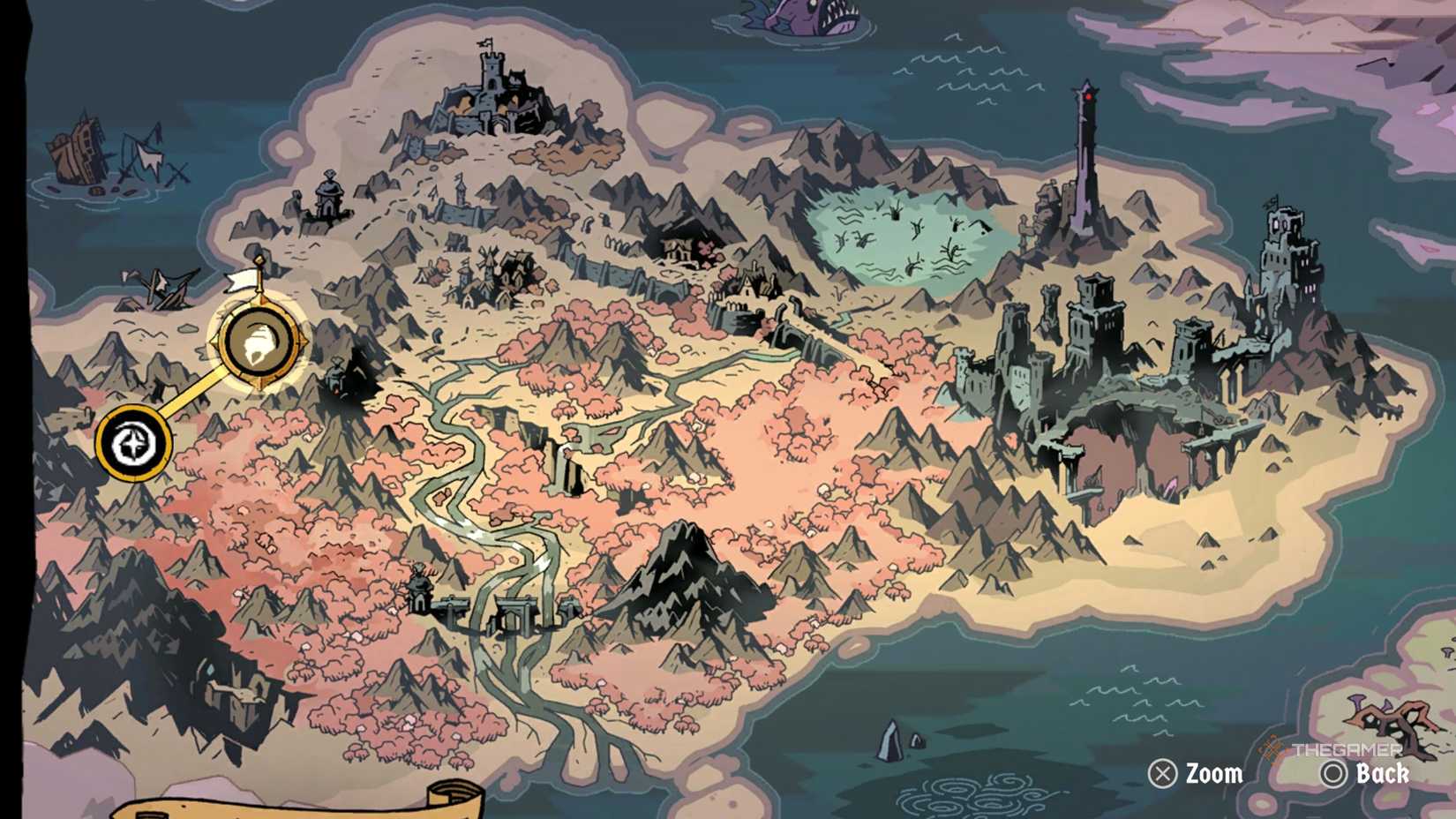 The location of the ritual of the water rite in the futility.