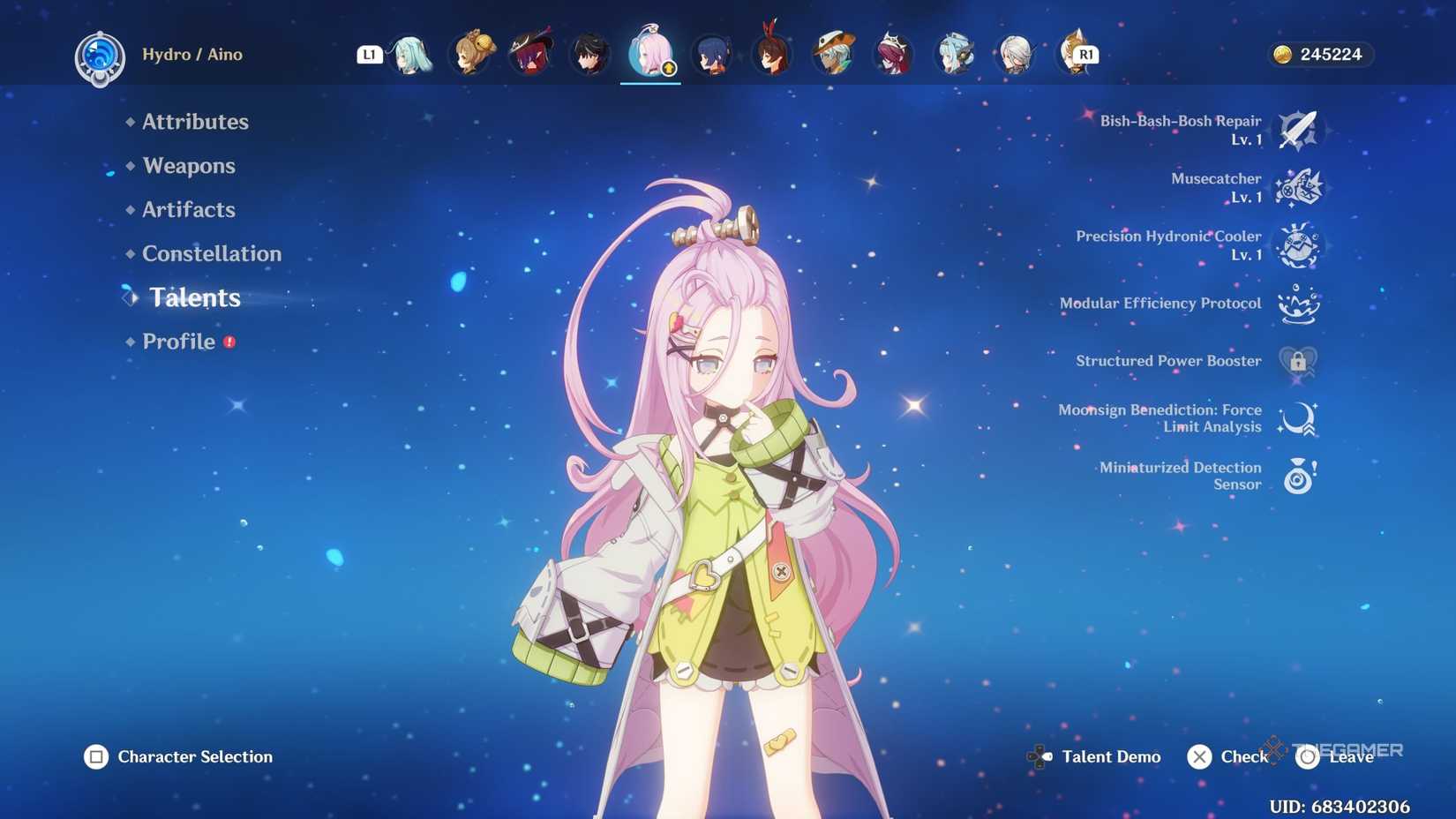 The Best Build For Aino In Genshin Impact