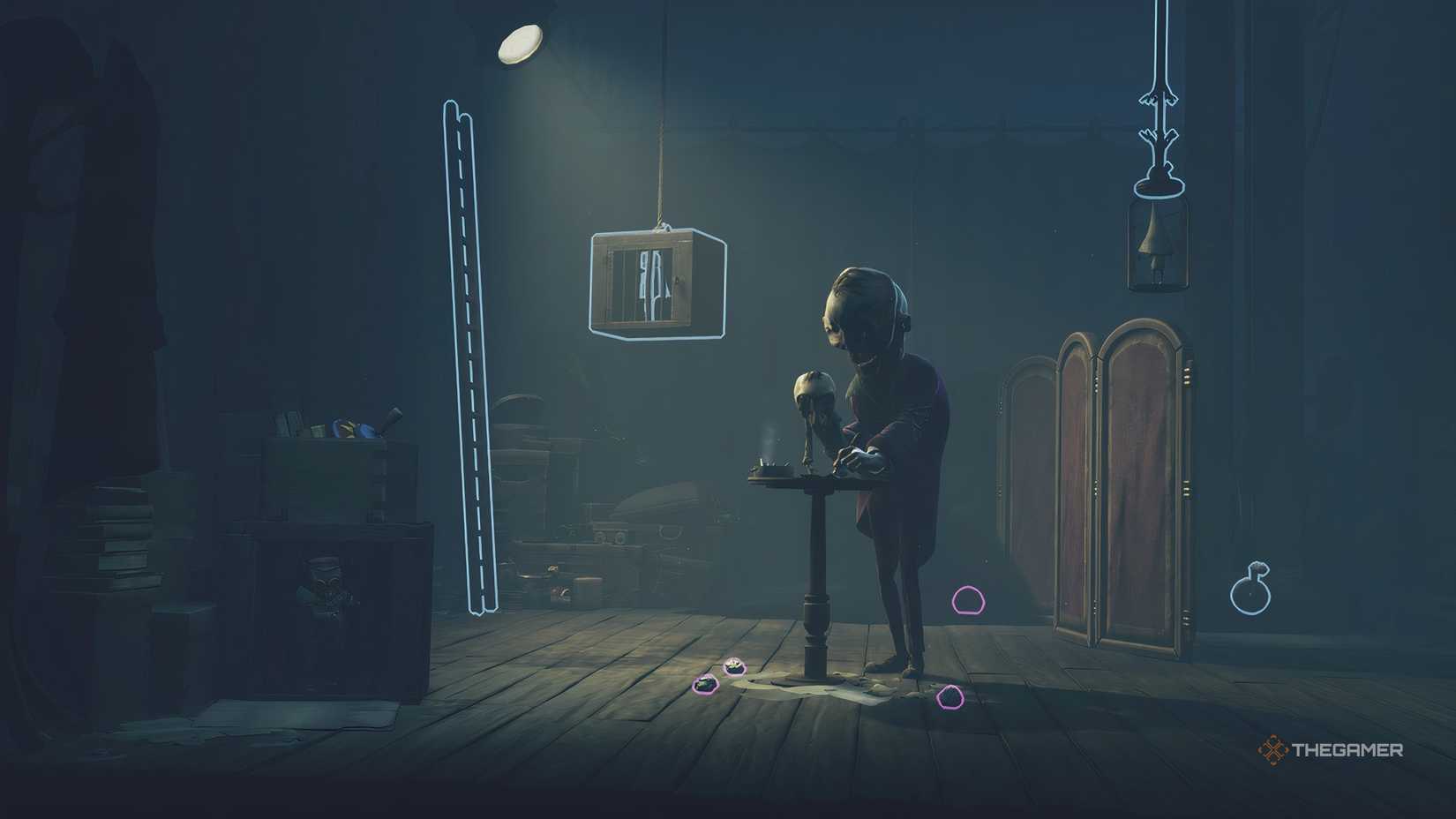 Kin And Mini Kin Shotgun How To Sneak Past Kin And Mini Kin In Chapter 3 Of Little Nightmares 3